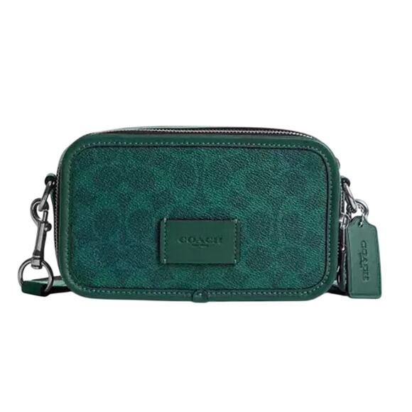Coach Handbags - Coach Wyatt Crossbody Bag In Signature Canvas Sea Green NWT